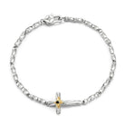 Twisted cross bracelet circular layout product view