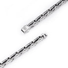 Sterling silver mechanical link close up